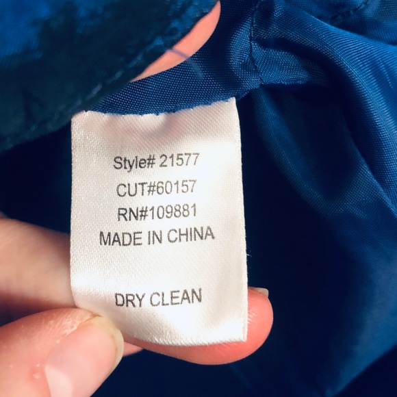 Gorgeous Oleg Cassini size 10 dress beaded bodice - Picture 6 of 8